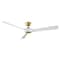 Modern Forms Torque 3-Blade Smart Ceiling Fan 58in Satin Brass/White with Remote Control, 3 Blades, 120 V FR-W2204-58 - alternate 1